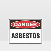 Custom Metal Sign,Danger Asbestos Sign